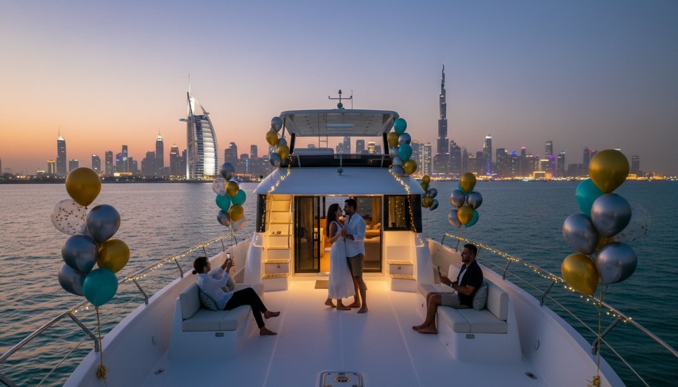 Party Yacht Hire in Dubai for Group Events