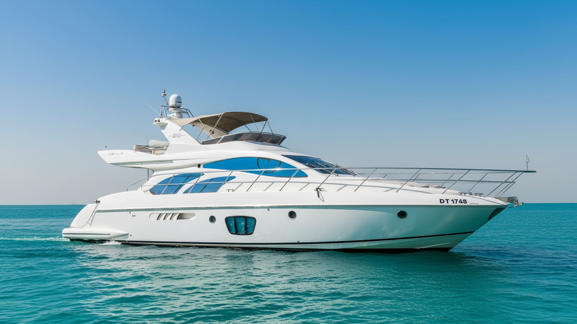 Vision Storm 55 ft premium yacht exterior view