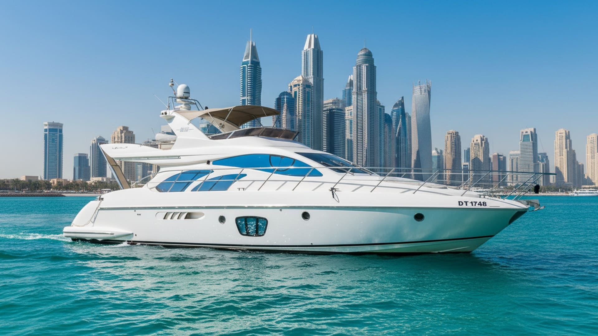Vision Storm 55 ft yacht charter Dubai