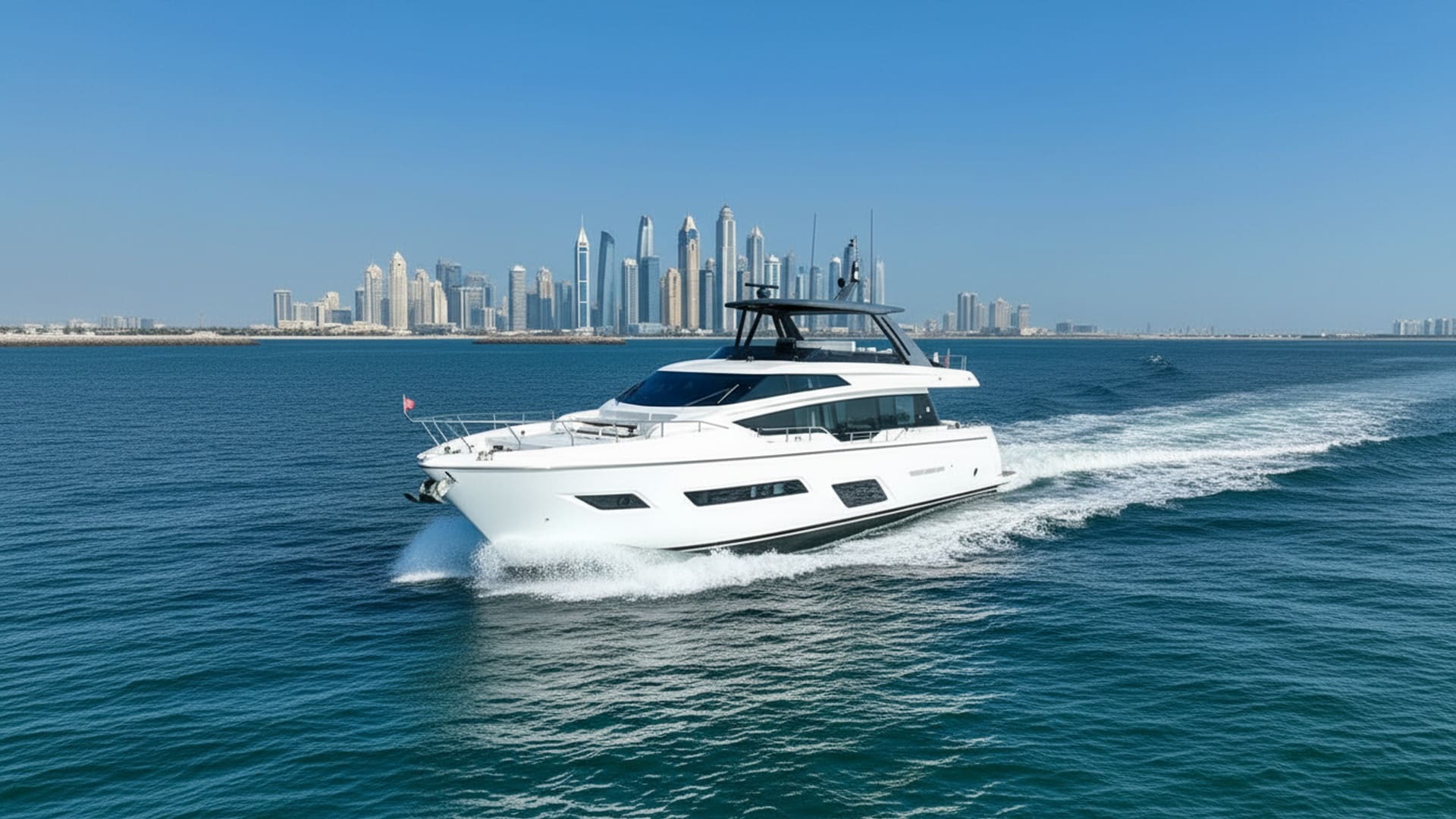 Noble Fortune 78 ft spacious deck, comfortable seating