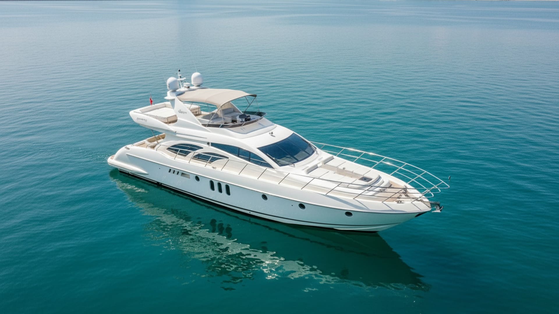 Imperial Seeker 62 ft aerial view, Dubai Marina yacht rental