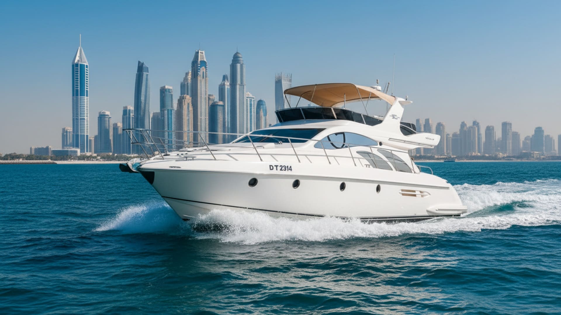 Spirit Fortune 50 ft yacht charter Dubai