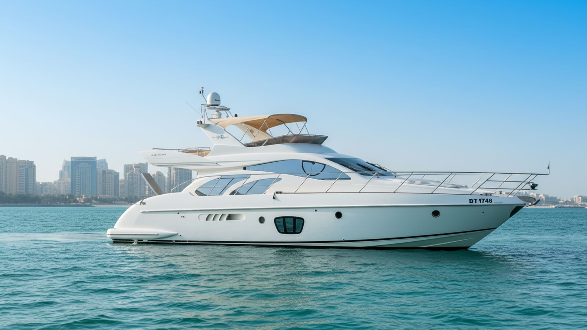 Dream Champion 55 ft yacht charter Dubai