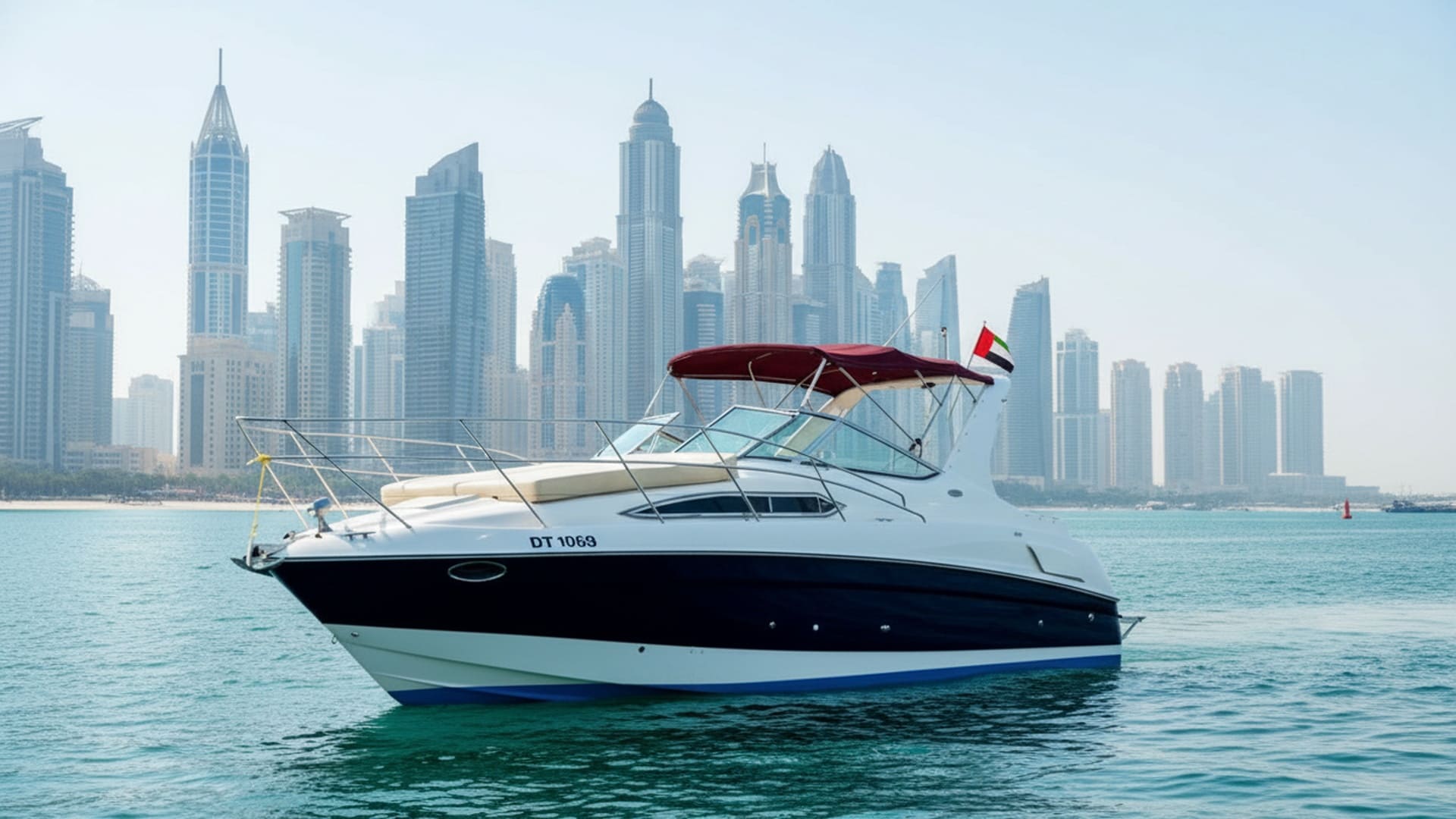 Majestic Knight 33 ft yacht charter Dubai