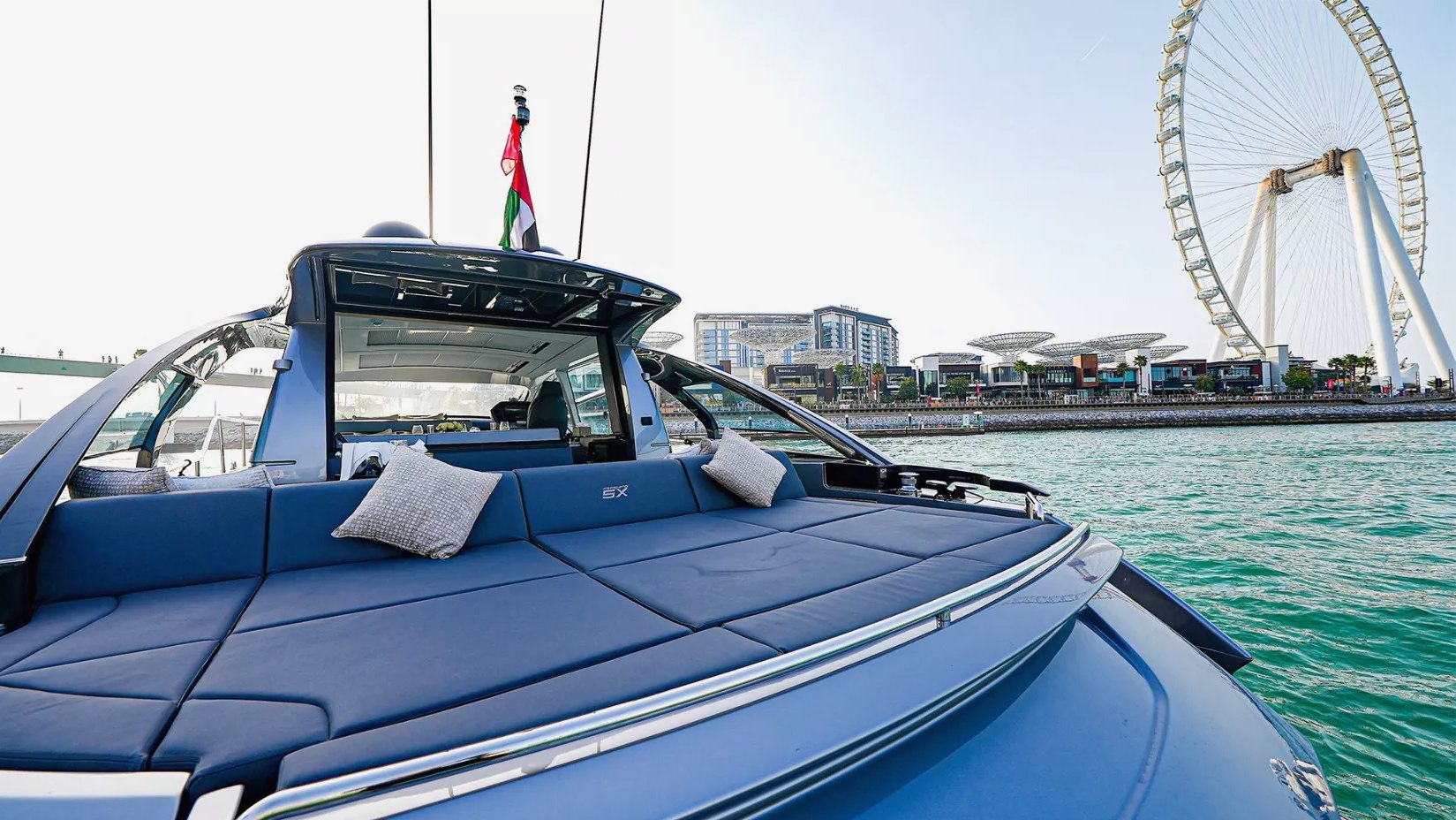 Pershing 5X Shark Grey charter in Dubai, photo 7