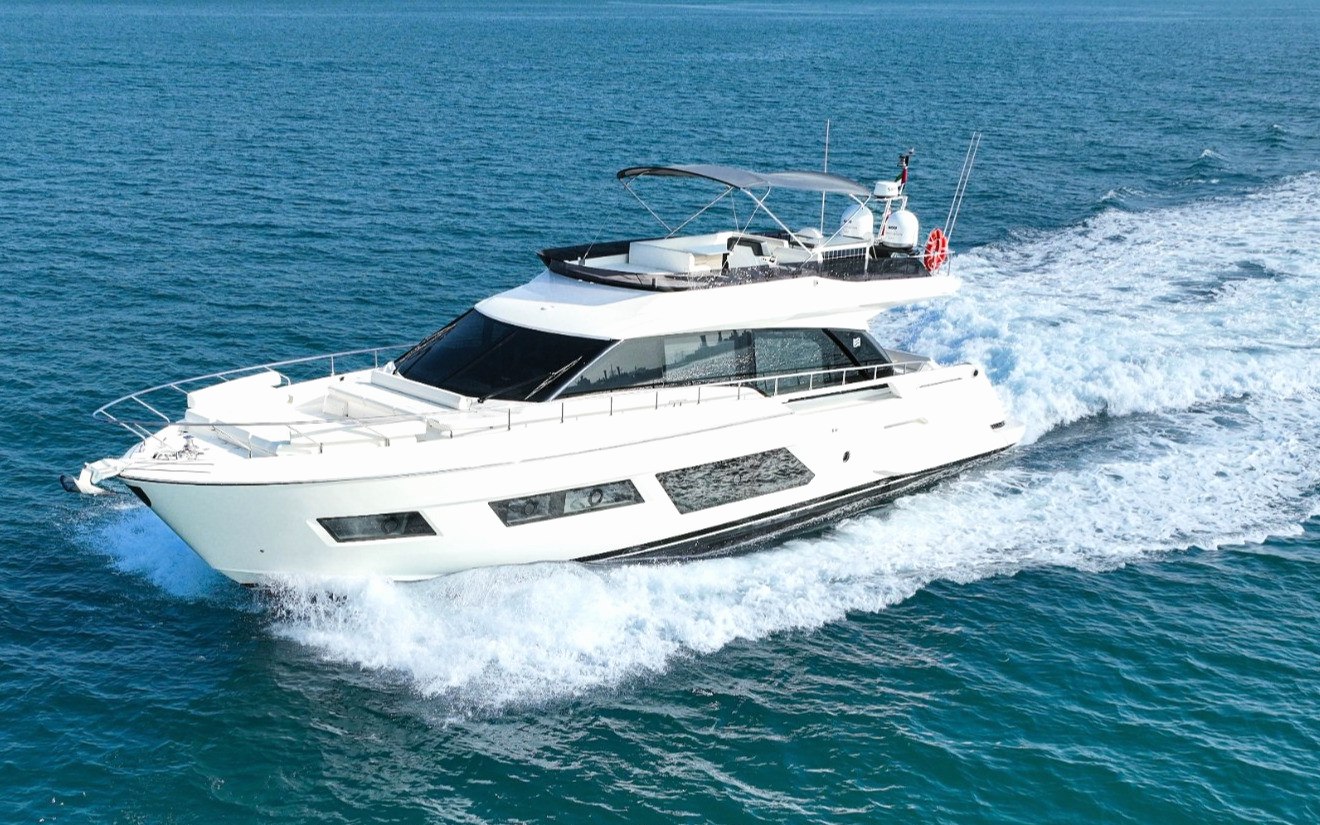 Ferretti 67 ft for charter
