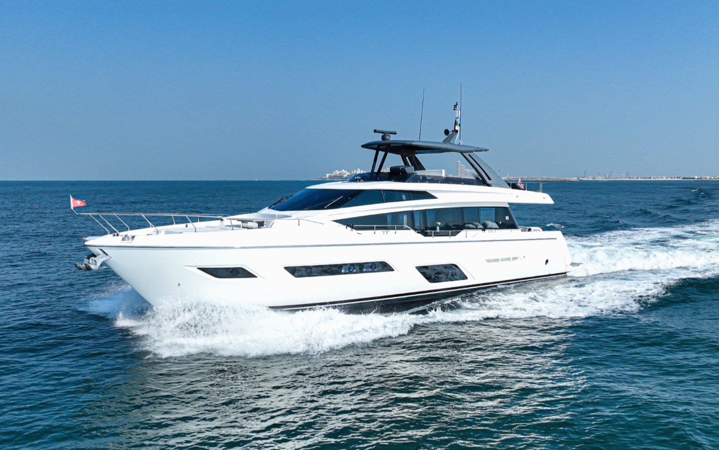 Ferretti 78 ft for charter